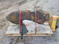 Rumbulā atrasta 500 kilogramus smaga aviācijas bumba