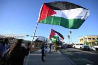 ASV policija izmeklē ebreja nāvi palestīniešu atbalsta mītiņā