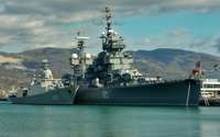 Gandrīz visi Krievijas Melnās jūras karaflotes lielie kuģi atrodas Novorosijskā