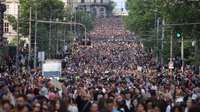 Opozīcija paziņo par 24 stundas ilgu Belgradas blokādi