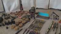 Izraēlas armija Gazas joslā atklājusi lielus ieroču krājumus