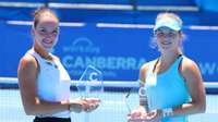 Darjai Semeņistajai uzvara Kanberas “WTA 125” sērijas dubultspēļu turnīrā