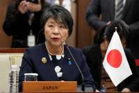 Japānas ārlietu ministre ieradusies vizītē Ukrainā