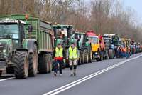 Čehijā lauksaimnieki protestē robežkontroles punktos
