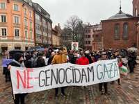 Gājienā Rīgā kritizē Izraēlas politiku pret palestīniešiem