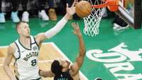 Porziņģim 34+11 un karjeras rekords soda metienos, “Celtics” pieveic “Wizards”