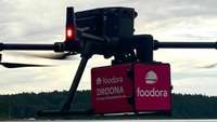 Tirdzniecības platforma “Foodora” ēdienu piegādēs Stokholmā maijā sāks izmantot dronus