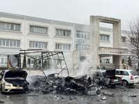 Apšaudīts Krievijas Belgorodas apgabals, cietušas ēkas un automobiļi