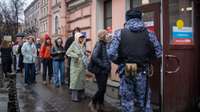 Krievijas diktatora pārvēlēšanas pēdējā dienā aizturēti 75 cilvēki