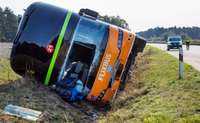 Vācijā autobusa avārijā pieci bojāgājušie