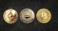 Bitcoin, Solana, Ethereum – kā palielinājies pieprasījums pēc visiem trim žetoniem
