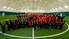 Foto un video: Liepājā svinīgi atklāj futbola halli