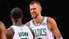 Video: Porziņģim "double-double" "Celtics" uzvarā pār "Magic"