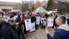 Protestā pret Krievijas prezidenta "vēlēšanām" pulcējas vairāki desmiti cilvēku