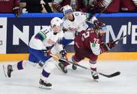 Сборная Латвии по хоккею в серии буллитов уступила Норвегии