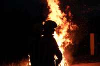 В пожаре в Вайнедской волости пострадал один пожарный