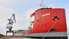 В Лиепае пришвартовалось недавно построенное 150-метровое грузовое судно