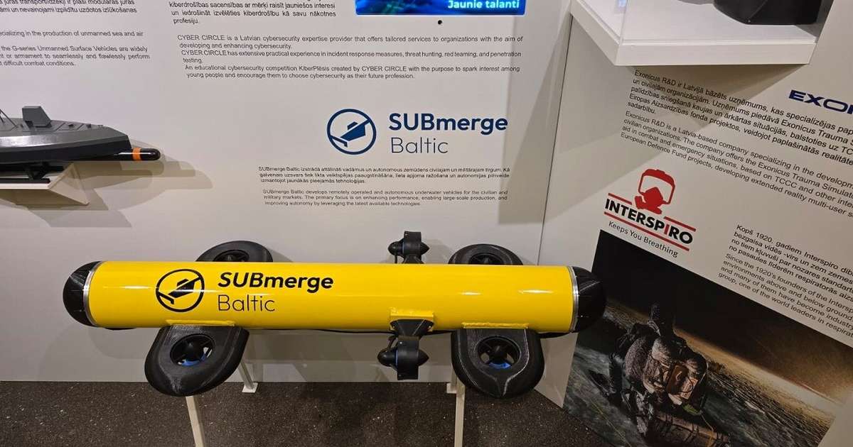 “SUBmerge Baltic” sadarbosies ar Francijas “Naval Group” autonomo ...