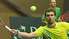 Gulbis un Bubka dosies laukumā pirmajā spēlē Latvijas un Ukrainas tenisistu mačā