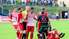 "Spartaka" un "Liepājas" futbolistiem bargas diskvalifikācijas par grūstīšanos savstarpējās virslīgas spēles izskaņā