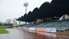 Foto: Arī Jūrmalas parks un stadions mirkst ūdenī
