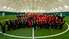 Foto un video: Liepājā svinīgi atklāj futbola halli