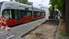 Tramvaju kustību apturēja nolūzis pantogrāfs. Iemeslus skaidro