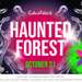 HAUNTED FOREST ballīte naktsklubā Cukurfabrik’????????